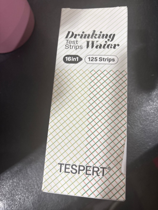 Photo 1 of Water Testing Kits for Drinking Water: 125 Strips 16 in 1 Well and Drinking Water Test Kit, TESPERT Water Test Strips with Hardness, pH, Lead, Iron, Copper, Chlorine, and More