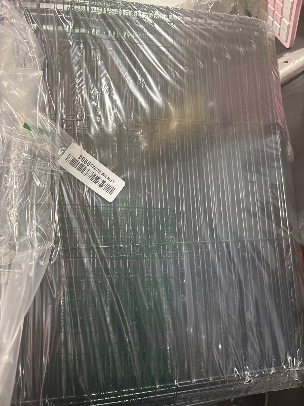 Photo 1 of LURIVA Small Animal Playpen, Guinea Pig Cages, Pet Playpen, Rabbit Cage,Small Animal Cage, Puppy Kitten Dog Playpen, Indoor Outdoor Portable Metal Wire Yard Fence,15 X 12 Inch, 16 Panels, Black.