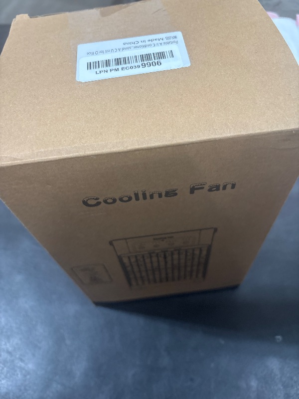 Photo 1 of Portable Air Conditioners for Bedroom, Dual Motor Evaporative Air Cooler with 3 Speeds & 3 Mist, 7 Color Night Light Cooling Fan with 2-8H Timer, 1100ML Personal AC Unit for Office Room