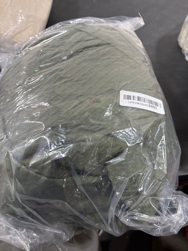 Photo 1 of Bedsure Cotton Duvet Cover Set - 100% Cotton Waffle Weave Olive Green Duvet Cover Oversized King Size, GentleSoft™ and Breathable Bedding Set for All Season, 3 Pieces, 120"x98"