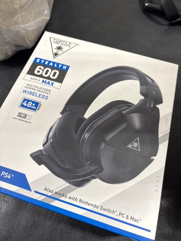 Photo 1 of Turtle Beach Stealth 600 Gen 2 MAX Wireless Amplified Multiplatform Gaming Headset for PS5, PS4, Nintendo Switch, PC & Mac with 48+ Hour Battery, Lag-free Wireless, & 50mm Speakers – Black