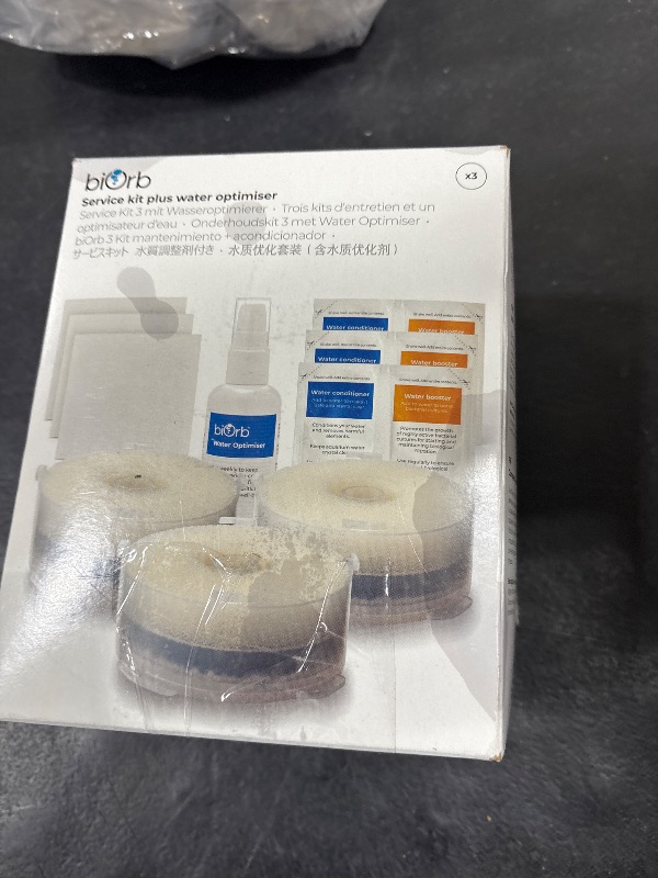 Photo 1 of biOrb Service Kit x3 Plus Water Optimizer with 3 Service Kits, 3 Cleaning Pads, and Water Optimizer