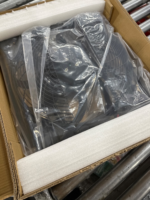 Photo 1 of YMAUGP 620-904 64546921395 A/C Condenser Cooling Fan Brushless Assembly for BMW 5 Series 525i 528i 528iT 530i 540i M5 E39 1999 2000 2001 2002 2003