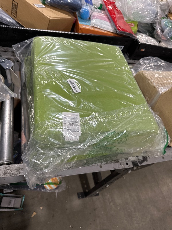 Photo 1 of idee-home Outdoor Cushions for Patio Furniture, Outdoor Seat Cushion, Waterproof Couch Hampton Bay Deep Seat Replacement Chair Cushions for Garden Lawn Backyard Deck, 19 x 19 Green