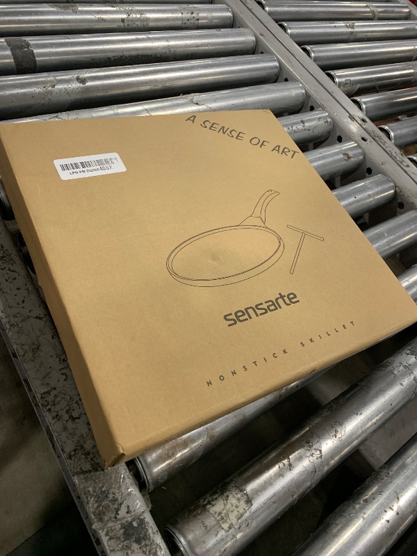 Photo 1 of SENSARTE Nonstick Crepe Pan, Swiss Granite Coating Dosa Pan Pancake Flat Skillet Tawa Griddle 12-Inch with Stay-Cool Handle, Induction Compatible