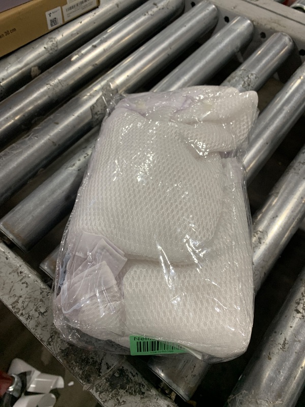 Photo 1 of AirflowBaby by BreathableBaby, Breathable Mesh Liner for Cribs with 52"x28" (132x70cm) Mattress, White, Essential 2mm Mesh, 11" H (28cm) Style Covers 3 or 4 Sides, Safety Tested (Not for Mini Cribs)