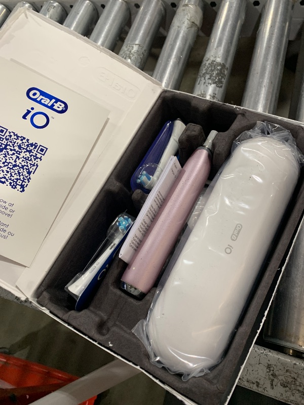 Photo 1 of Oral-B iO Series 9 Electric Toothbrush with 3 Replacement Brush Heads, Rose Quartz