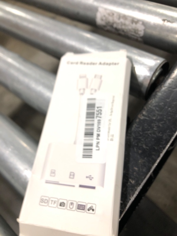 Photo 1 of SD Card Reader for iPhone, iPad, USB C and Lightning Dual Port SD Card Adapter, Memory Card Reader for Camera Adapter, Support SD, Micro SD, USB 3.0, No App Driver Required