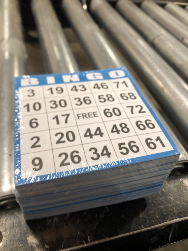 Photo 1 of SEETOOOGAMES Bingo Paper Game Cards - 1 Card - 100 Books of 5 Sheets