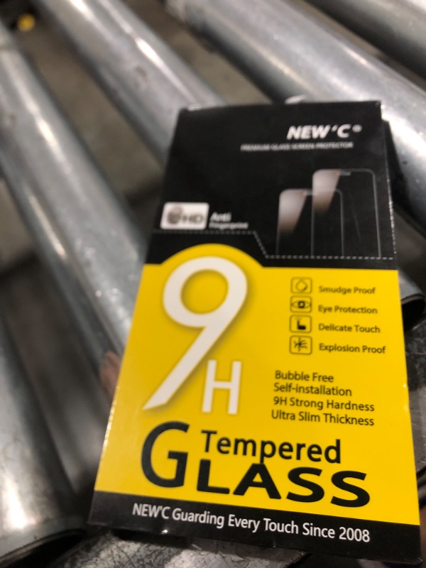 Photo 1 of NEW'C 3 Pack Designed for iPhone 11 and iPhone XR Screen Protector (6.1"), Tempered Glass, Case Friendly Anti Scratch Bubble Free Ultra Resistant