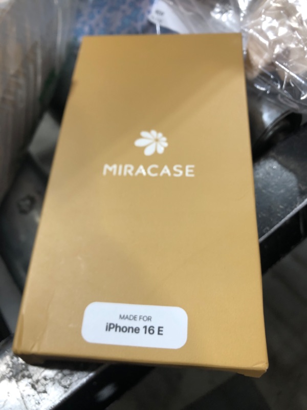 Photo 1 of Miracase Magnetic for iPhone 16e Case Full-Body Phone with Built-in Glass Screen Protector, [Compatible with MagSafe] Military Drop Proof 16 E Cover Bumper 6.1 inch, Black