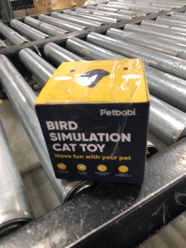 Photo 1 of Petbobi Cat Toys Flapping Bird - Lifelike Parrot Interactive Cat Toy with Catnip, Exercise Toy for Bored Indoor Cats, Rechargeable Motion Activated Chirping Kitten Toy for All Breeds Cat