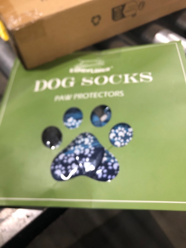 Photo 1 of EXPAWLORER Anti Slip Dog Socks to Prevent Licking Paws, Dog Shoes for Hot Pavement, Dog Booties for Small Medium Large Senior Dogs, Traction Control Boots & Paw Protectors for Hardwood Floors