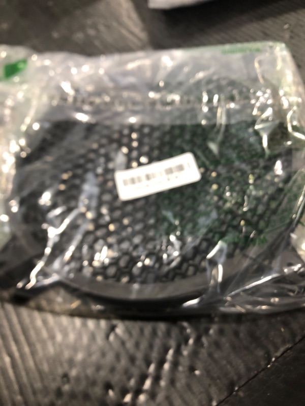 Photo 1 of OZXNO 2 Pack 10 Inch Speaker Grills Subwoofer Grill Waffle Grill Guard Protector Covers with Mounting Screws ABS Mesh Round Subwoofer Speaker Cover