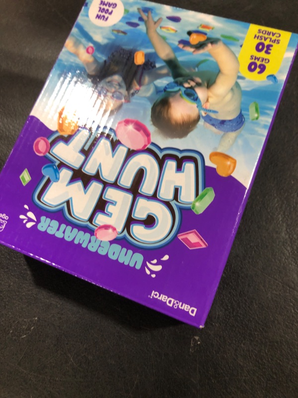 Photo 1 of Dan&Darci Pool Gem Hunt Diving Game for Kids - Pools Toys for Kid Ages 6 7 8 9 10 11 12 Year Old - Water Games Swimming Dive Toy - Gifts for Girls, Boy Ages 6-8, 8-12, Summer Fun
