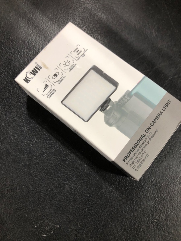 Photo 1 of Ultra Bright 3200-5600K On-Camera LED Video Light for Canon EOS R100 R50 M50 M6 Mark II Sony ZV-1 II ZV-E10 A7C II A6600 A6500 Fujifilm X-S20 X-T200 X-T30 II X-T5 X-T4 Nikon Z30 Z50 Z6 II Z7 II