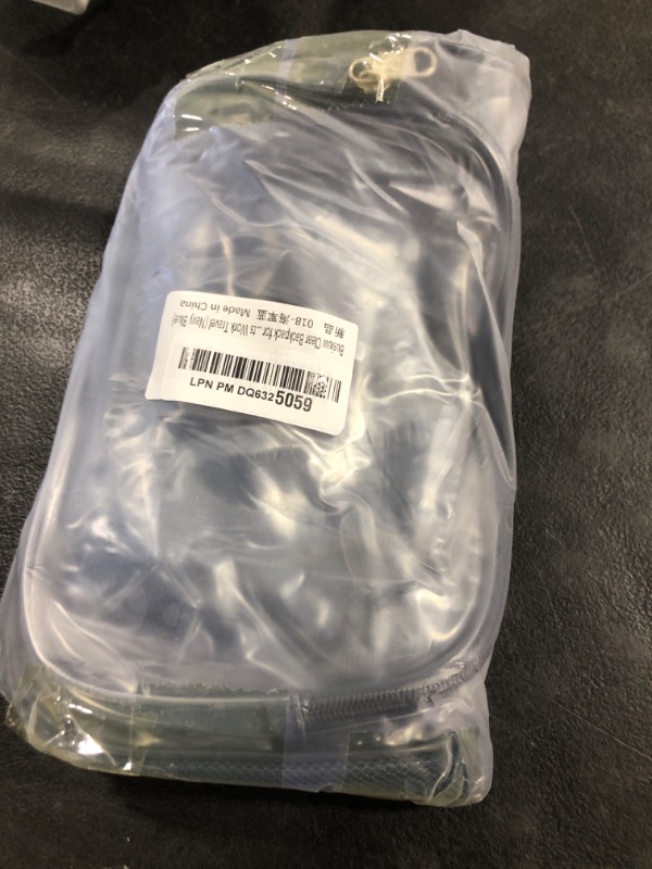 Photo 1 of Busiuw Clear Backpack for Stadium Events Clear Backpack 12x12x6 with Front Pocket for Concert Sport Events Work Travel (Navy Blue)