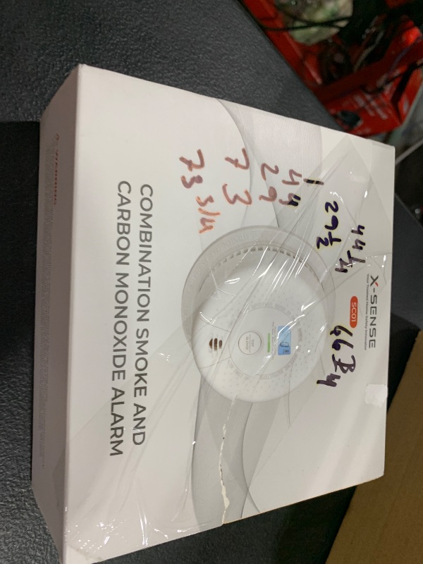 Photo 1 of X-Sense  Detector Carbon Monoxide Detector Combo, 10-Year Battery Smoke Detector with Display, Standalone Model SC01, Single Pack