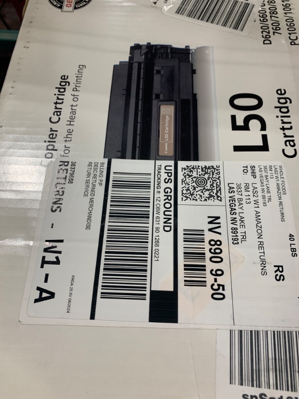 Photo 1 of Canon Genuine Toner, Cartridge L50 Black (6812A001), 1 Pack, for Canon PC100 / 300 / 400 / 530 / 700 / 900 Series Personal Copiers