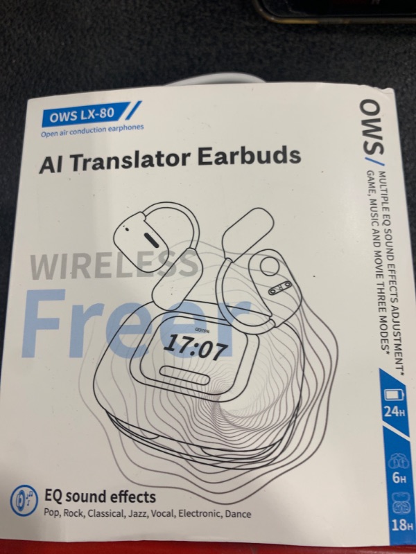 Photo 1 of Translation earbuds-00007(Black)