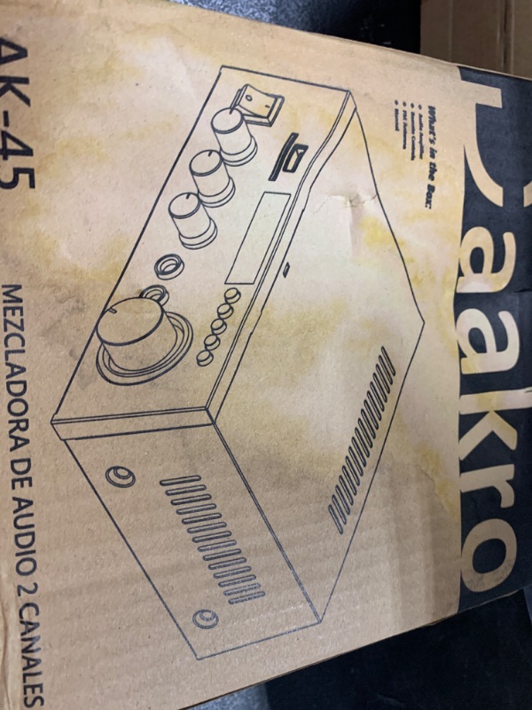 Photo 1 of Daakro AK45 Stereo Audio Amplifier,300W Home 2 Channel Wireless Bluetooth 5.0 Power Amplifier System, Home Amplifiers FM Radio, USB, SD Card, with Remote Control Home Theater Audio Stereo System