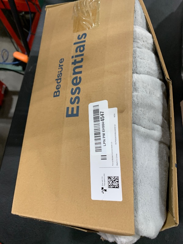 Photo 1 of Bedsure Fleece Blankets Queen Size Light Grey - Bed Blanket Soft Lightweight Plush Fuzzy Cozy Luxury Microfiber, 90x90 inches