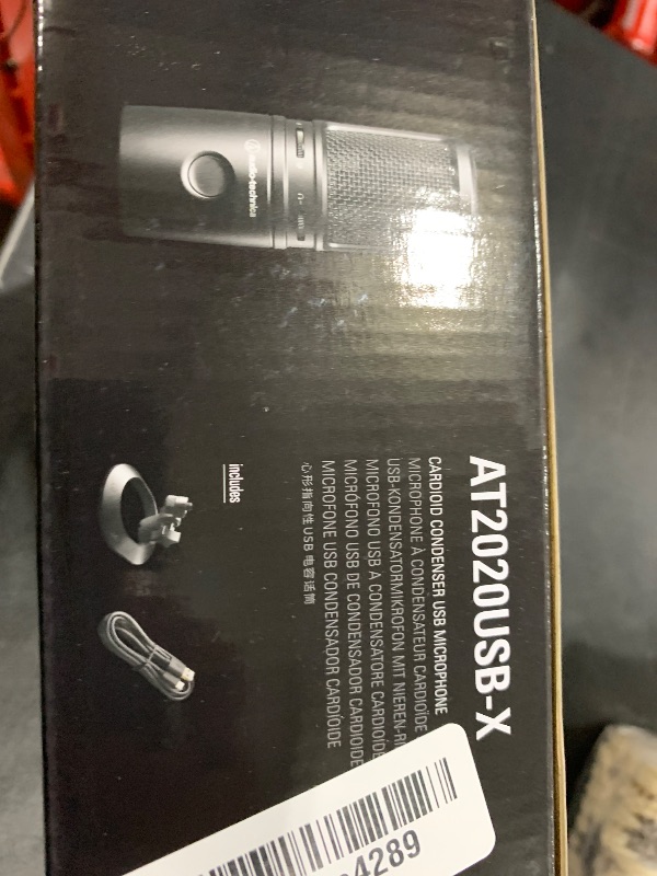 Photo 1 of Audio-Technica AT2020USB-X Cardioid Condenser USB Microphone, Black