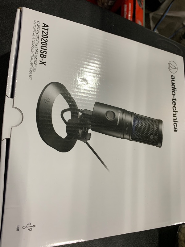 Photo 1 of Audio-Technica AT2020USB-X Cardioid Condenser USB Microphone, Black