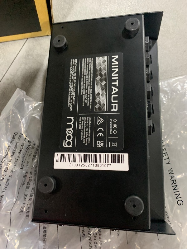 Photo 1 of MOOG Minitaur - Analog Bass Synthesizer Module with Headphone Amp, 128 Presets, Software Editor
