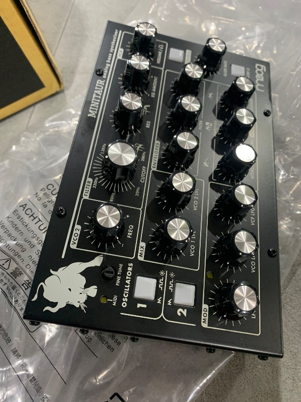 Photo 1 of MOOG Minitaur - Analog Bass Synthesizer Module with Headphone Amp, 128 Presets, Software Editor