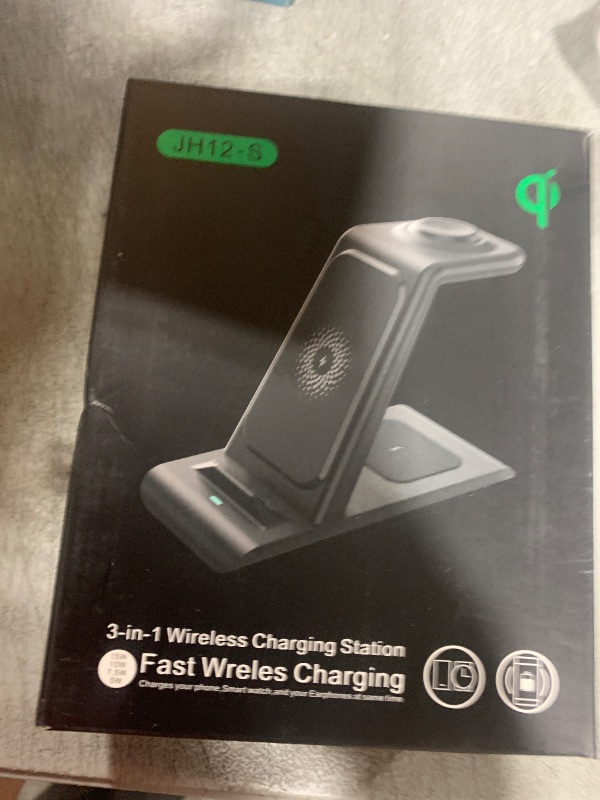 Photo 1 of Wireless Charging Station for Samsung Wireless Charger Galaxy S25 Ultra/S25/S24/S23/S22/S21/S20/S10/Note20/10/9/8 Galaxy Watch 7/6/5 Pro/4/3 Active 2/1 Stand Galaxy Buds3/2 Pro/Live Multiple Devices