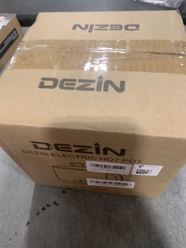Photo 1 of Dezin Electric Pot, 1.6L Ramen Cooker, Hot Pot Electric Stainless Steel, Multifunctional Cooker for Egg, Pasta, Soup, Porridge, Oatmeal with Temperature Control and Keep Warm Function