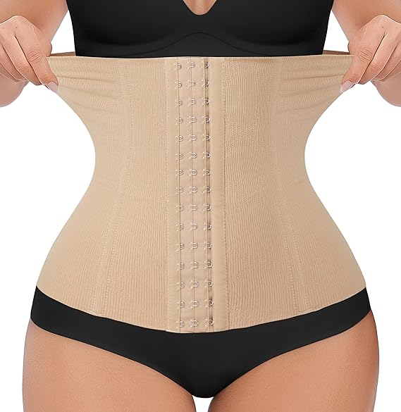 Photo 1 of EUYZOU Women Waist Trainer Corset Postpartum Fajas Tummy Control Girdle Shapewear Waist Cincher size L