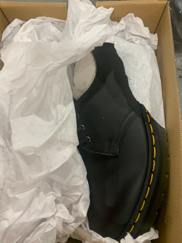 Photo 1 of Dr. Martens 1461 3-Eye Leather Oxford Shoe for Men and Women, Black Nappa, 8