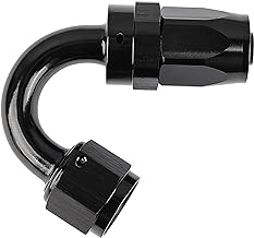 Photo 1 of EVIL ENERGY 8AN Hose End Fitting 150 Degree Swivel for CPE Braided Fuel Hose Black
