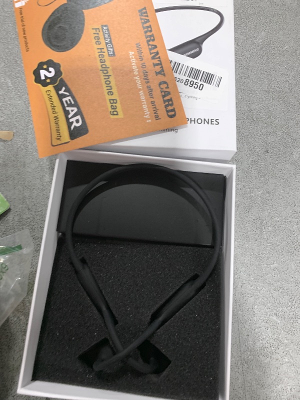 Photo 1 of SAMVEK Swimming Headphones IP68 Waterproof, Bone Conduction Headphones MP3 Player Built-in 32G Memory, Bluetooth 5.4 Wireless Headset, Open Earphones Sports Suitable for Running, Cycling, Exercise