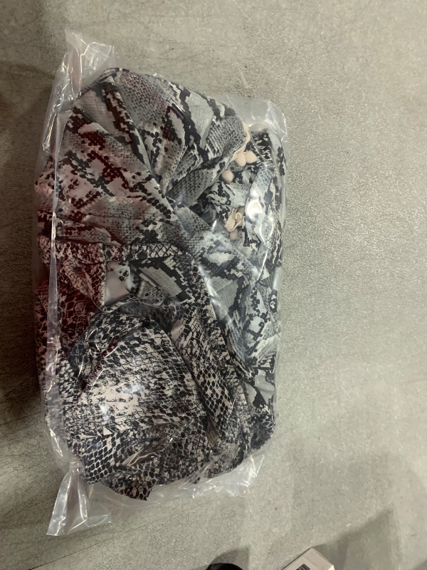 Photo 1 of Women's One Piece Bathing Suit with Cover Snake Skin Pattern XL