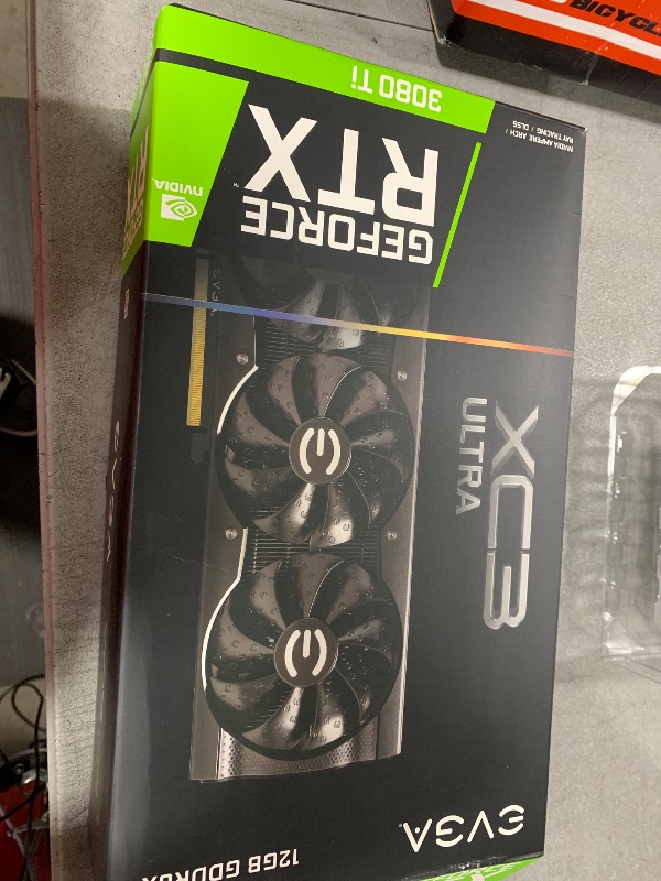 Photo 1 of EVGA GeForce RTX 3080 Ti XC3 Ultra Gaming, 12G-P5-3955-KR, 12GB GDDR6X, iCX3 Cooling, ARGB LED, Metal Backplate