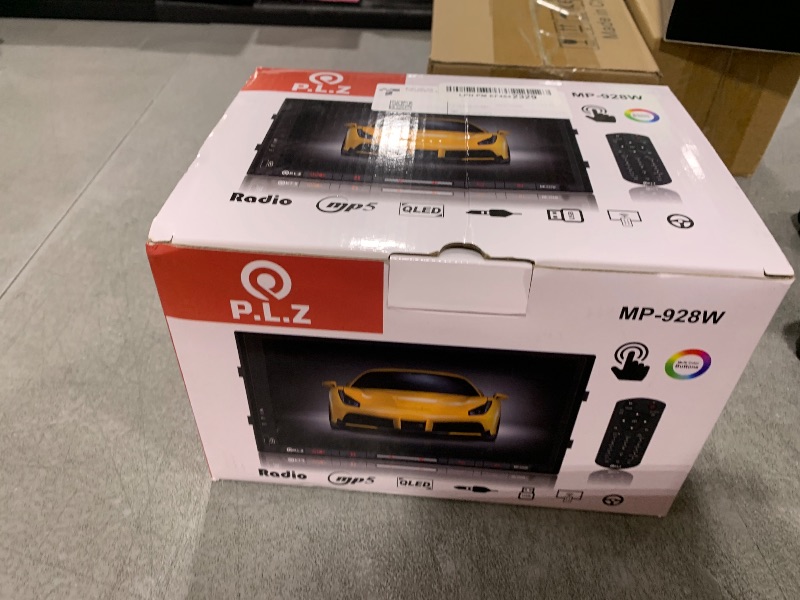 Photo 1 of PLZ 7" Wireless Double Din Car Stereo Apple Carplay Radio QLED Screen for Car, Android Auto, Bluetooth 5.3, Fast Charger, 1080P Backup Camera, 4.2 Channel Outputs 240W, 2 Subwoofer