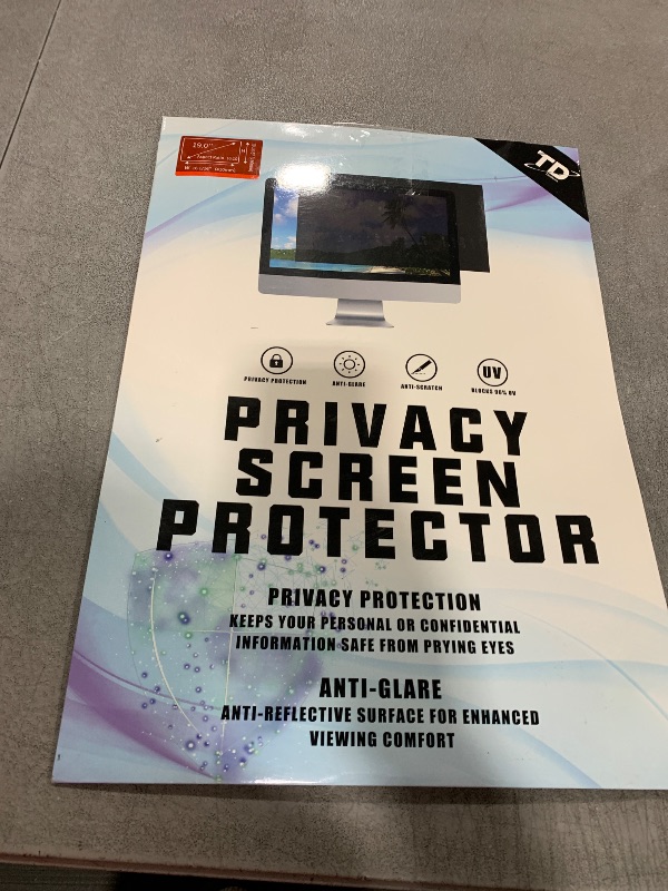 Photo 1 of 19 Inch Privacy Screen for Computer Monitor Eye Protection Anti Glare Blue Light Monitor Privacy Shield Screen 19 Inch 16:10 Aspect Ratio [2 Pack]
