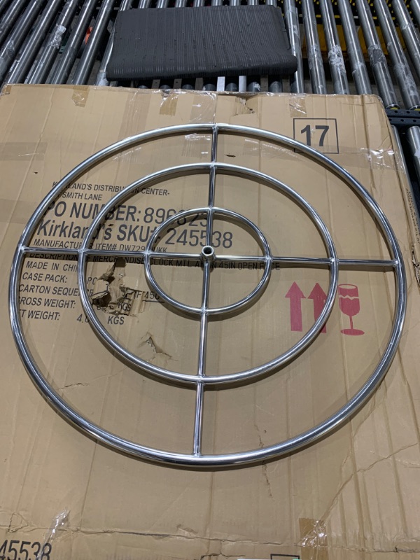 Photo 1 of 30" Stainless Steel Fire Pit Gas Burner