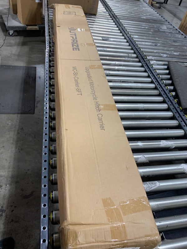Photo 1 of OUTPRIZE Motorcycle Hitch Carrier 600LBS, Extreme Heavy Duty Steel Dirt Bike Hitch Hauler with 6FT Longest Ramp, Ramp Lock