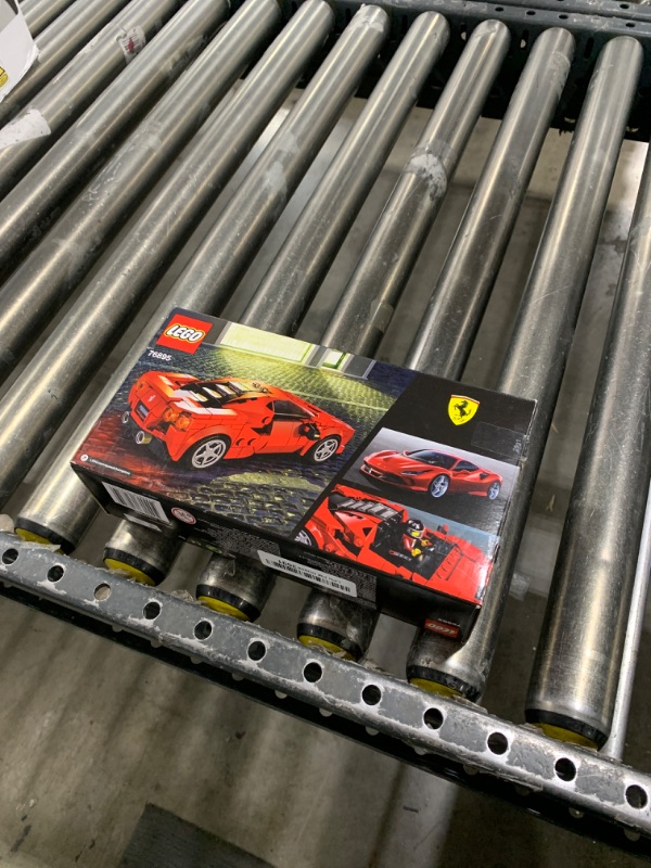 Photo 1 of Lego 76895 Speed Champions Ferrari F8 Tributo Racer Toy, with Racing Driver Minifigure