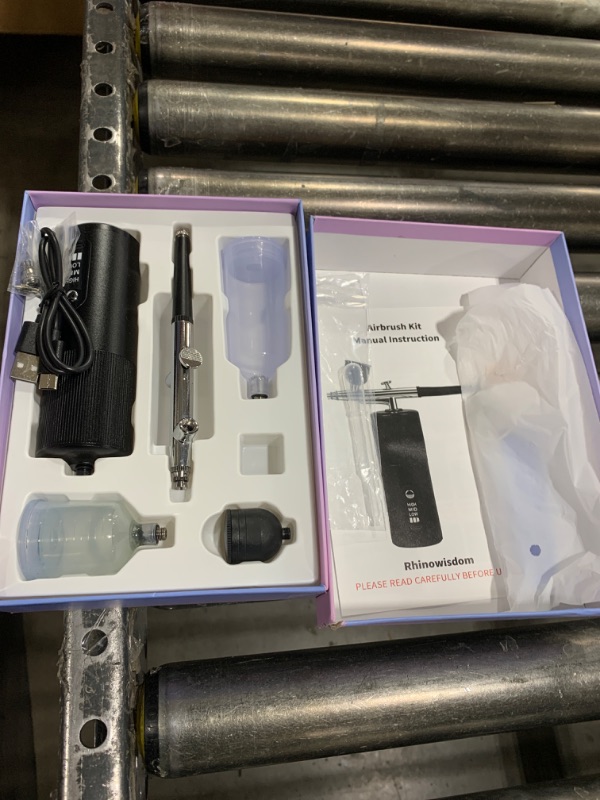 Photo 1 of Airbrush Kit with Compressor - Airbrush for Nails,48PSI Screen Display Air Brush,Rechargeable Wireless Airbrush 