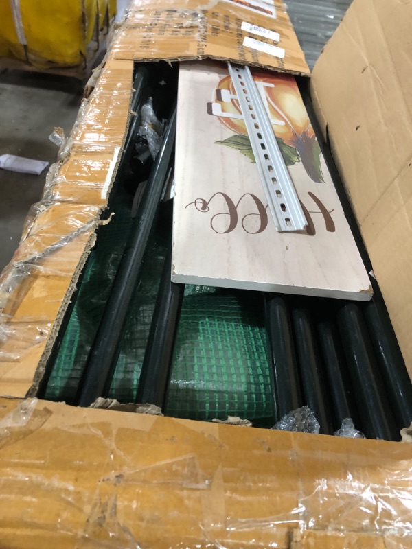 Photo 1 of Gardman 7624 Poly-Tunnel with Reinforced Cover and Windows, 118.11" Long x 78.74" Wide x 74.80" High