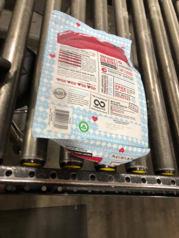 Photo 1 of I and love and you Naked Essentials Ancient Grains Dry Dog Food - Lamb + Beef - High Protein, Real Meat, No Fillers, 4lb Bag exp 7 2025