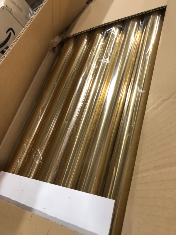 Photo 1 of Ferraycle 6 Pcs Stainless Steel Stanchion Post Queue 5 ft Velvet Carpet Ropes and Pole Crowd Control Barriers Grand Opening Casino Theme Party Decorations 360 Photo Booth Accessories (Gold)