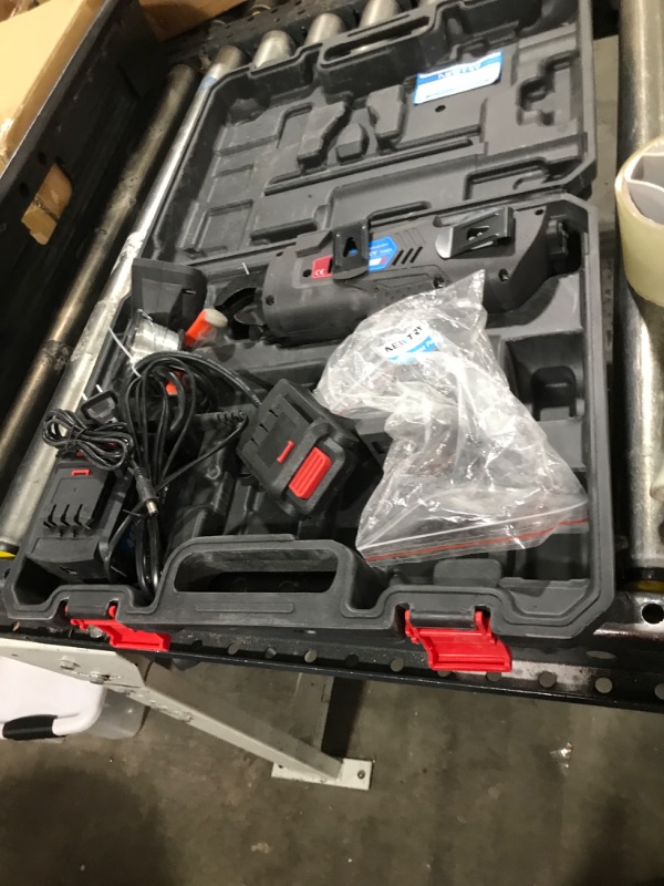 Photo 1 of NEWTRY Rebar Tie Automatic Rebar Tier Gun 4400 MAh Steel Tying Machine 8-34mm Bar Tie Tool 0.31’’-1.33’’ Tightness Adjustable Rechargeable 12.8V