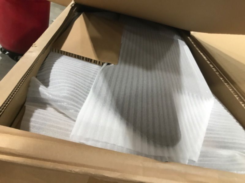 Photo 1 of Rocelco 46" Height Adjustable Corner Standing Desk Converter - Quick Sit Stand Up Dual Monitor Riser - Gas Spring Assist Tabletop Computer Workstation - Large Keyboard Tray - Black (R CADRB-46)