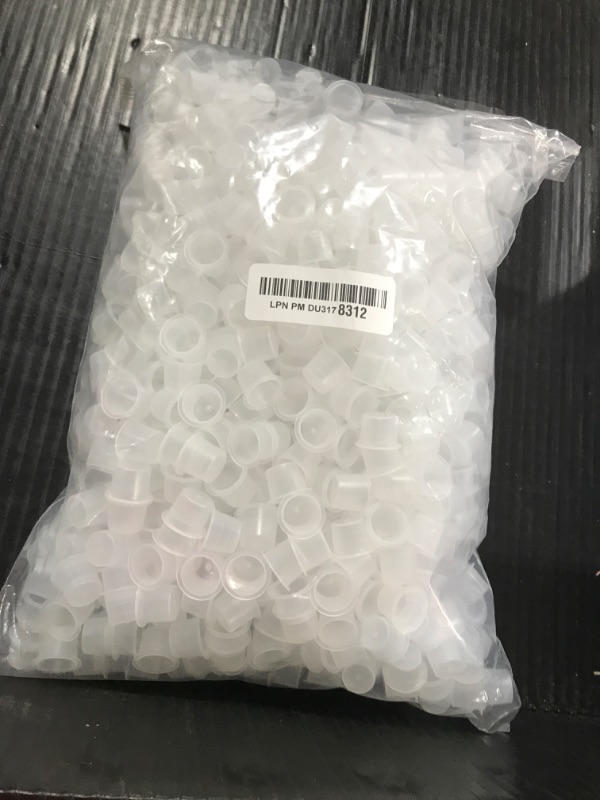 Photo 1 of Jconly Tattoo Ink Caps - 1000Pcs Disposable Plastic Pigment Tattoo Ink Caps Cups for Tattoo Ink, Tattoo Supplies(large #16)…